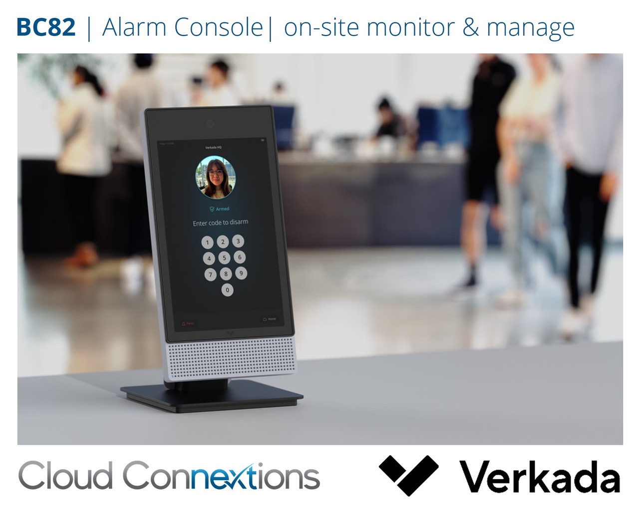 Verkada | BC82 Alarm Console central device for on-site employees