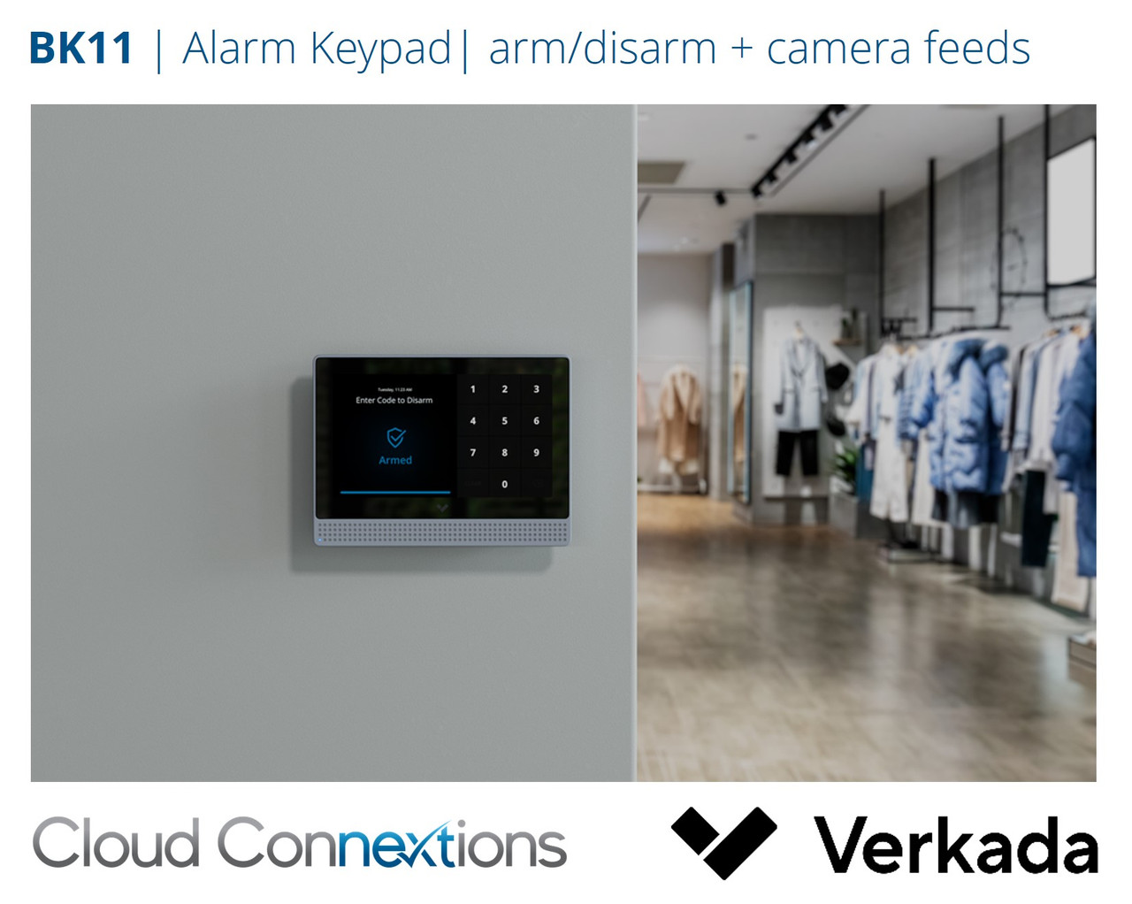 Verkada | BK11 Alarm Keypad only verkada-bk11-alarm-keypad-only