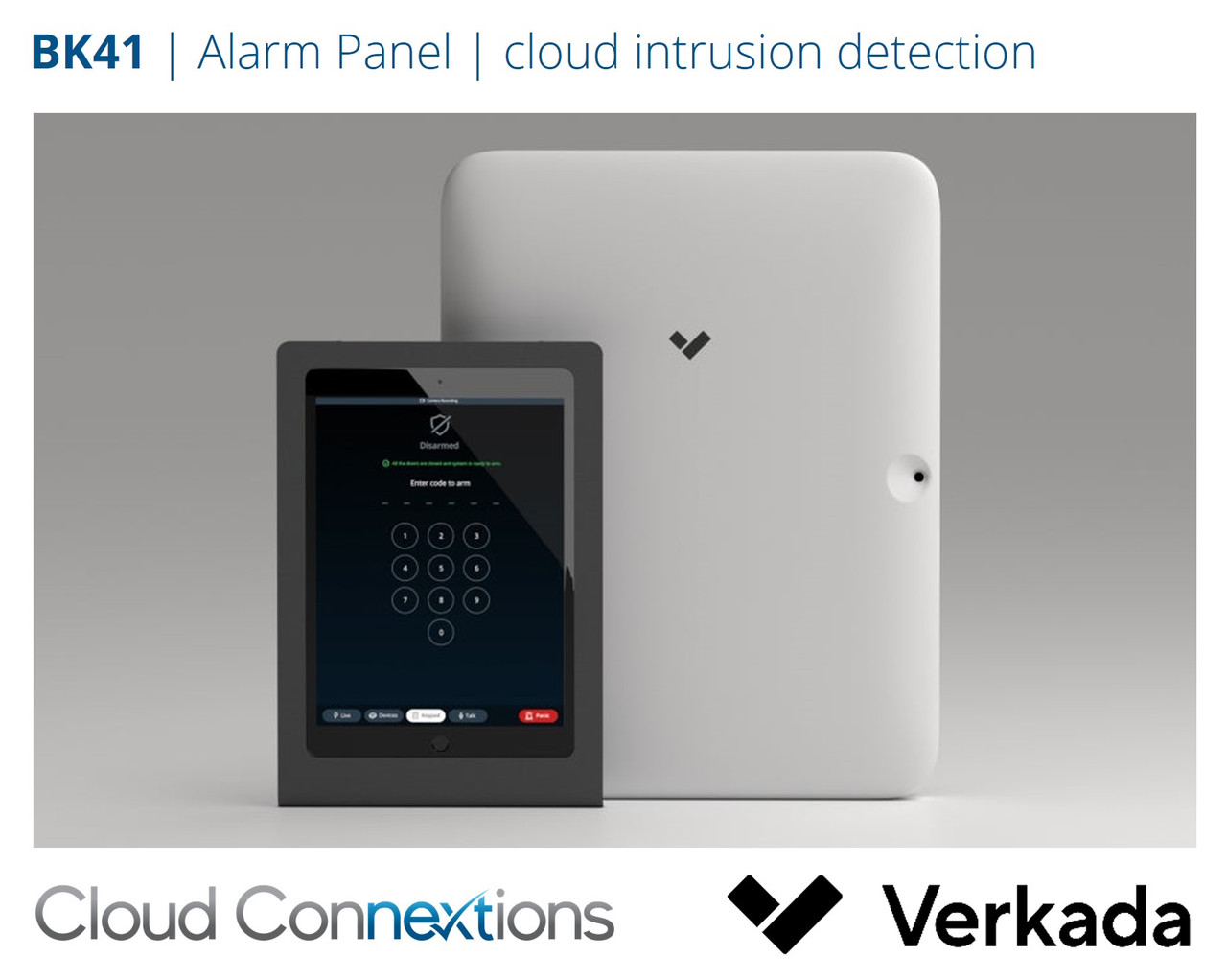 Verkada | BK41 Alarm Panel Cloud-managed intrusion detection