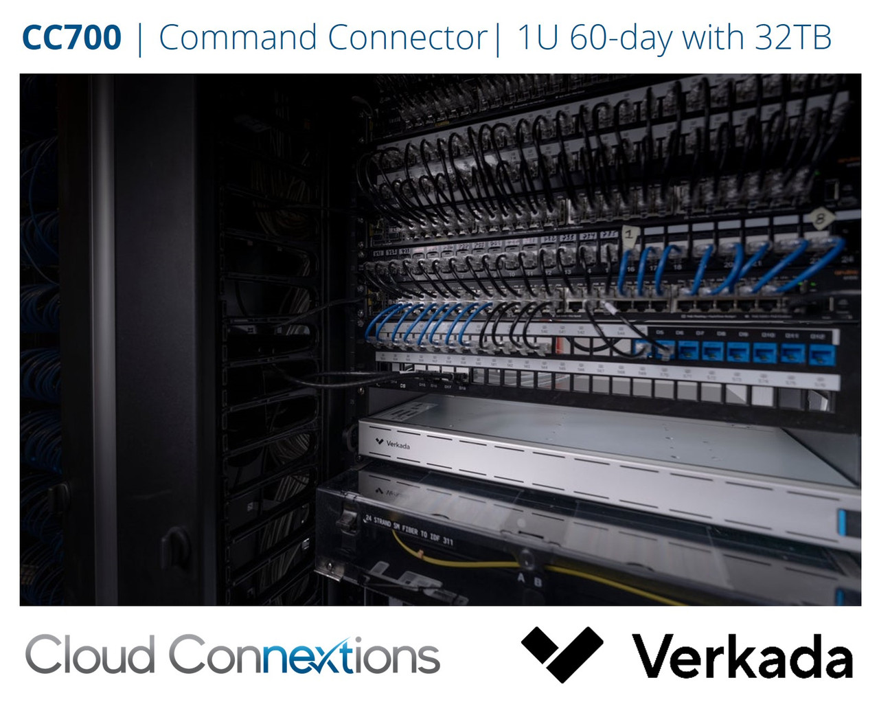 Verkada | CC700 Command Connector 60 day retention for up to 50
