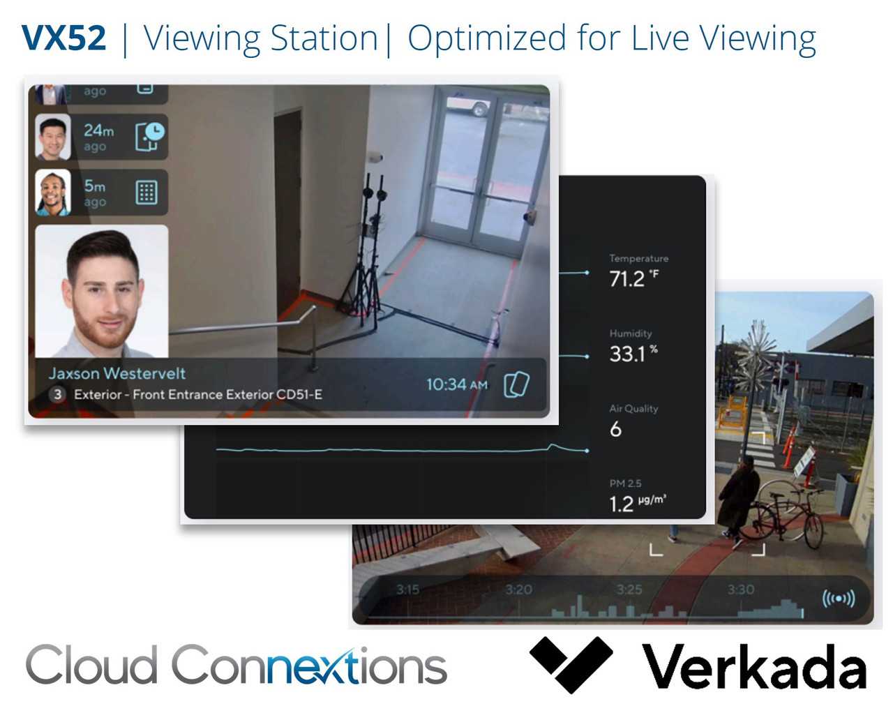 Verkada | VX52 Viewing Station View up to 300 Live Camera Feeds on a single screen