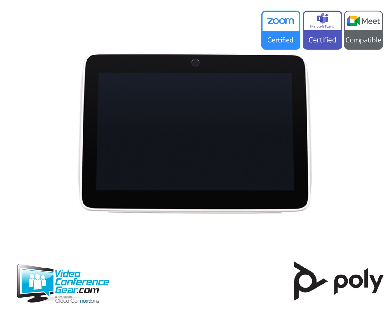 HP Poly | TC10 Tabletop Touch Room Control | Certified for Zoom