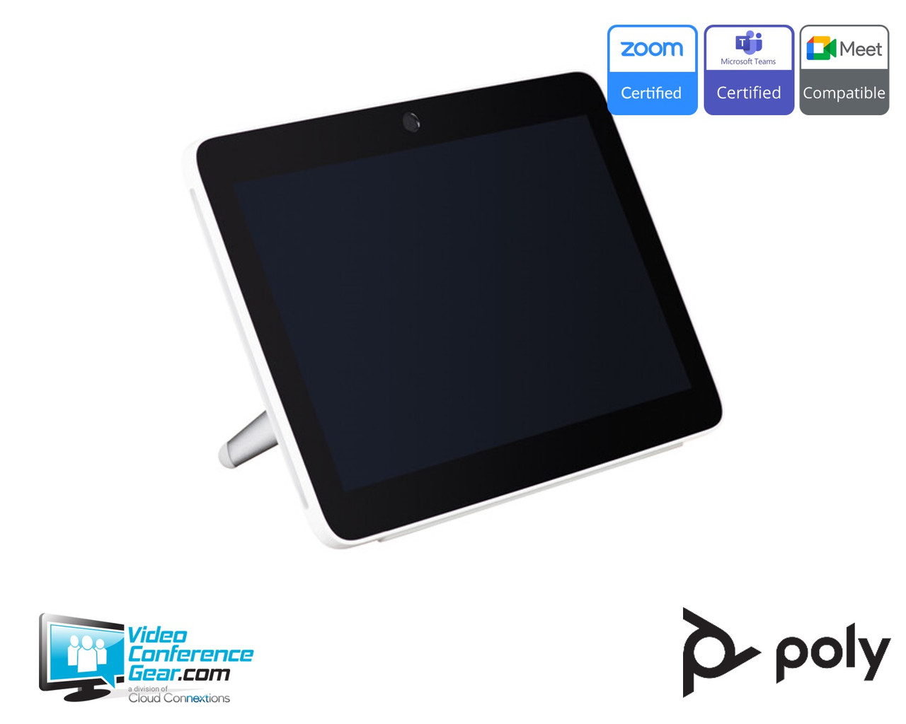 HP Poly | TC10 Tabletop Touch Room Control | Certified for Zoom