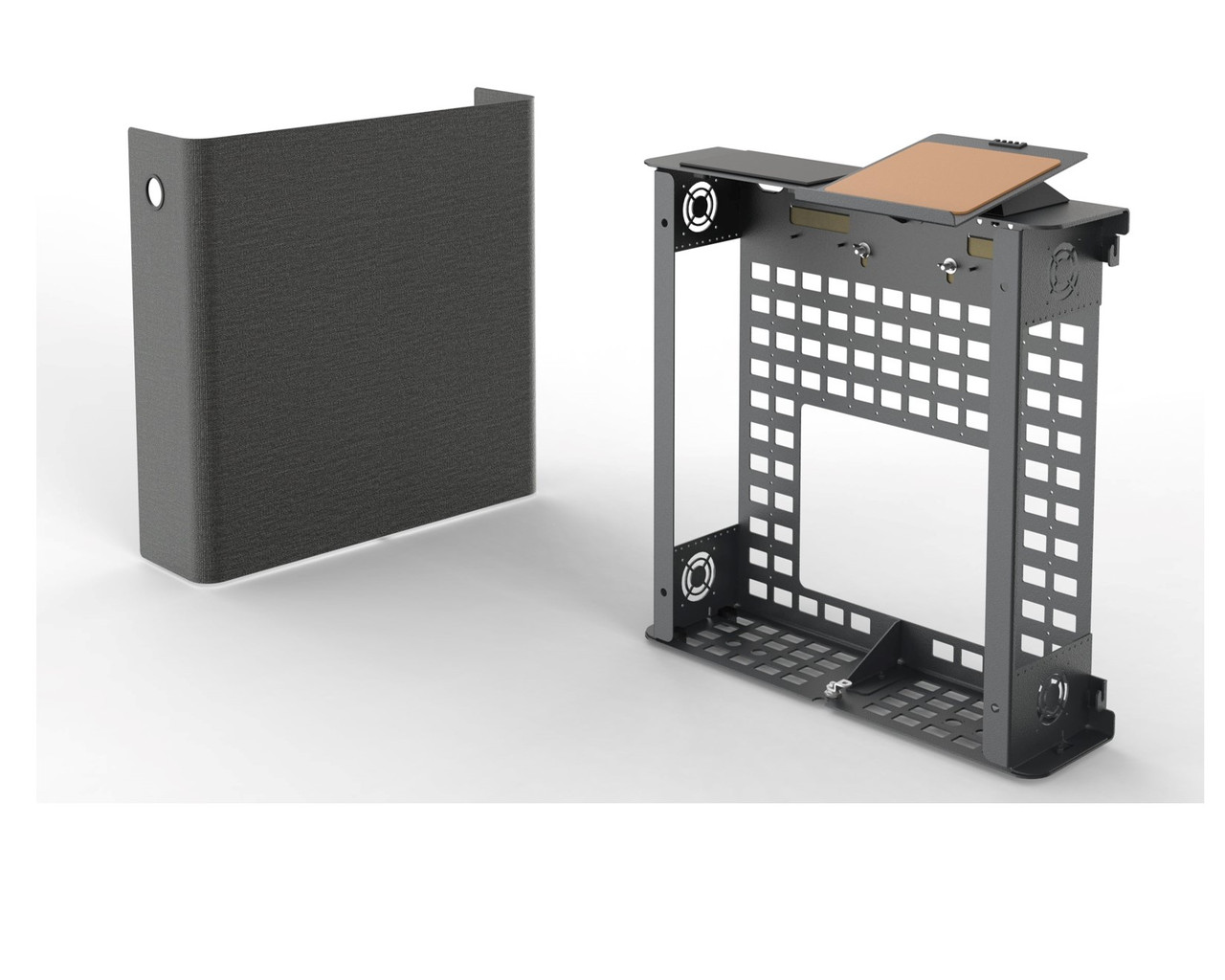 Heckler Classroom Credenza Mk II Smart technology mounting for classrooms and lecture halls. H780-BG