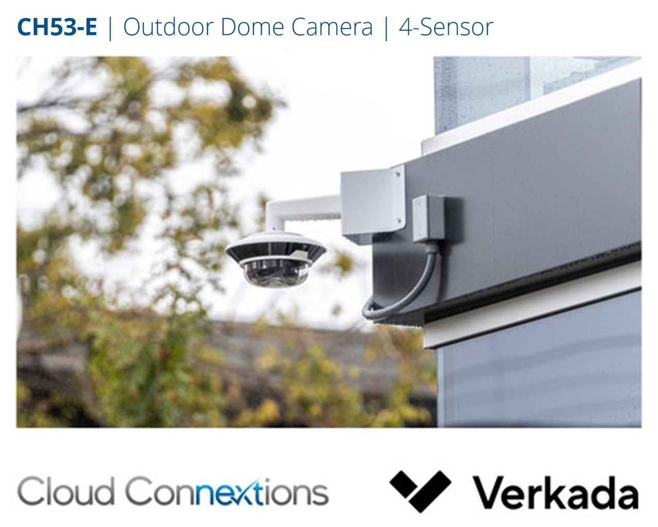 Verkada | CH53-E Multisensor Outdoor Camera | 4x5MP Independent