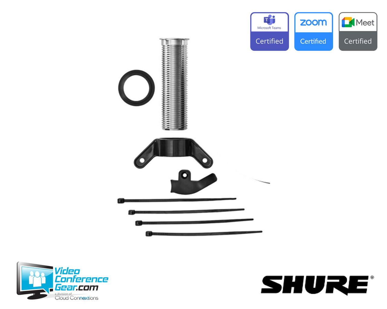 Shure MXA320W Table Array Microphone features Steerable Coverage technology
