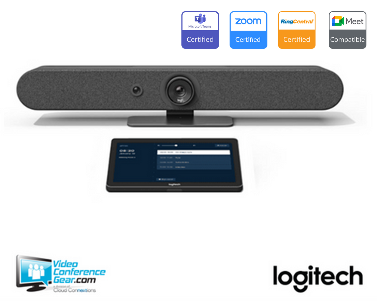 Logitech Rally Bar Mini + Tap IP Appliance Bundle (991-000385)