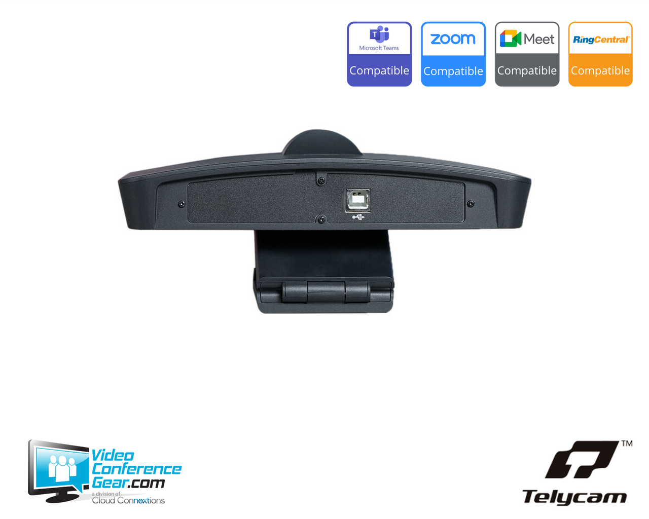 Telycam | Meet+ 200 4K Camera (MP200M-U2-4K) Conference Room Video Camera for Microsoft Teams, Zoom, Google Meets