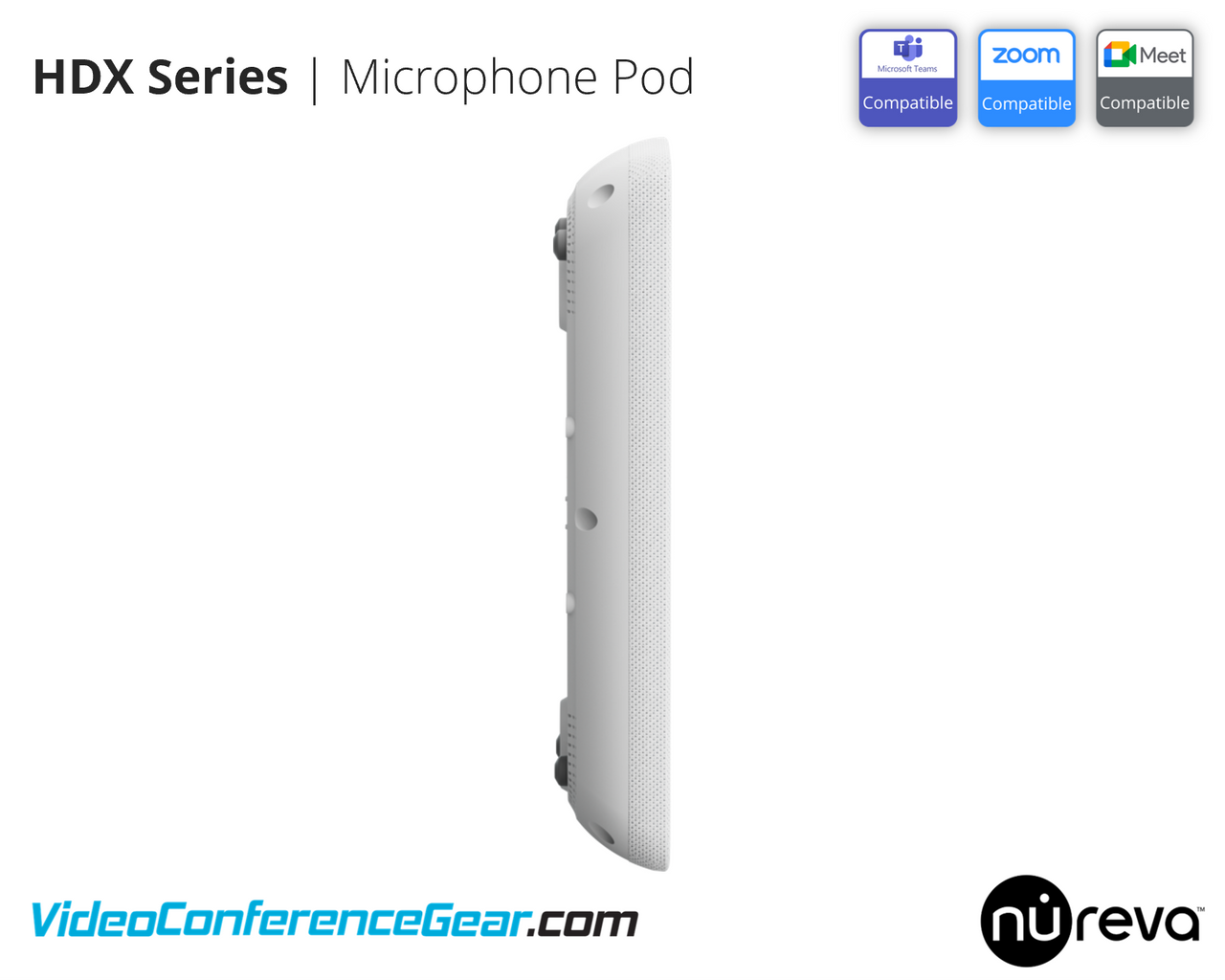 Nureva | HDX-POD Microphone Pod for HDX Series Audio Systems | HDX-POD
available from VideoConferenceGear.com