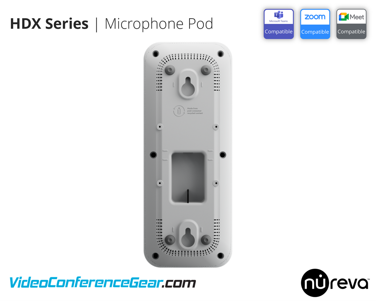 Nureva | HDX-POD Microphone Pod for HDX Series Audio Systems | HDX-POD
available from VideoConferenceGear.com