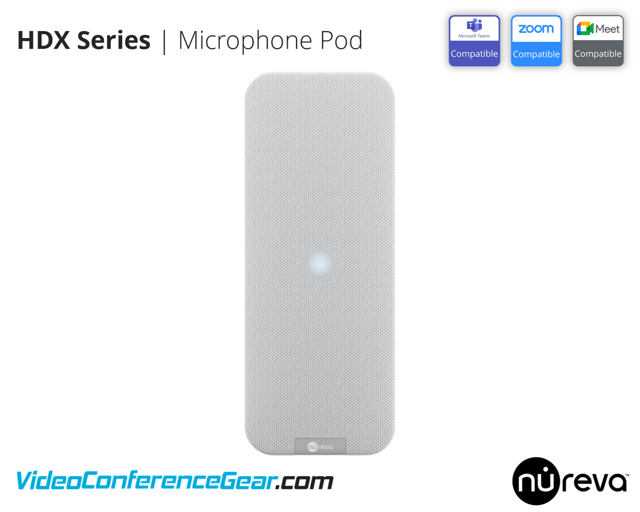 Nureva | HDX-POD Microphone Pod for HDX Series Audio Systems | HDX-POD
available from VideoConferenceGear.com