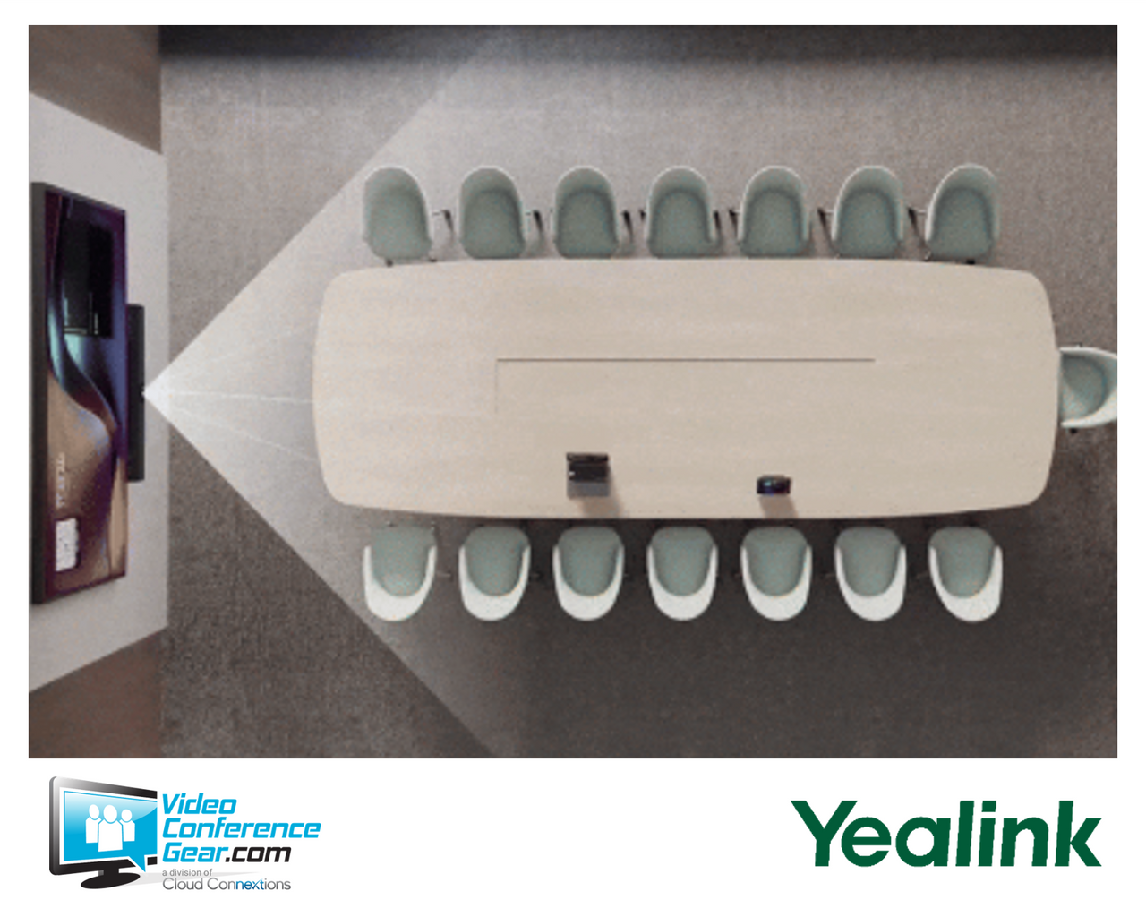 Yealink | MeetingBar A50 Collaboration bar with CTP25 touch panel controller | A50-031