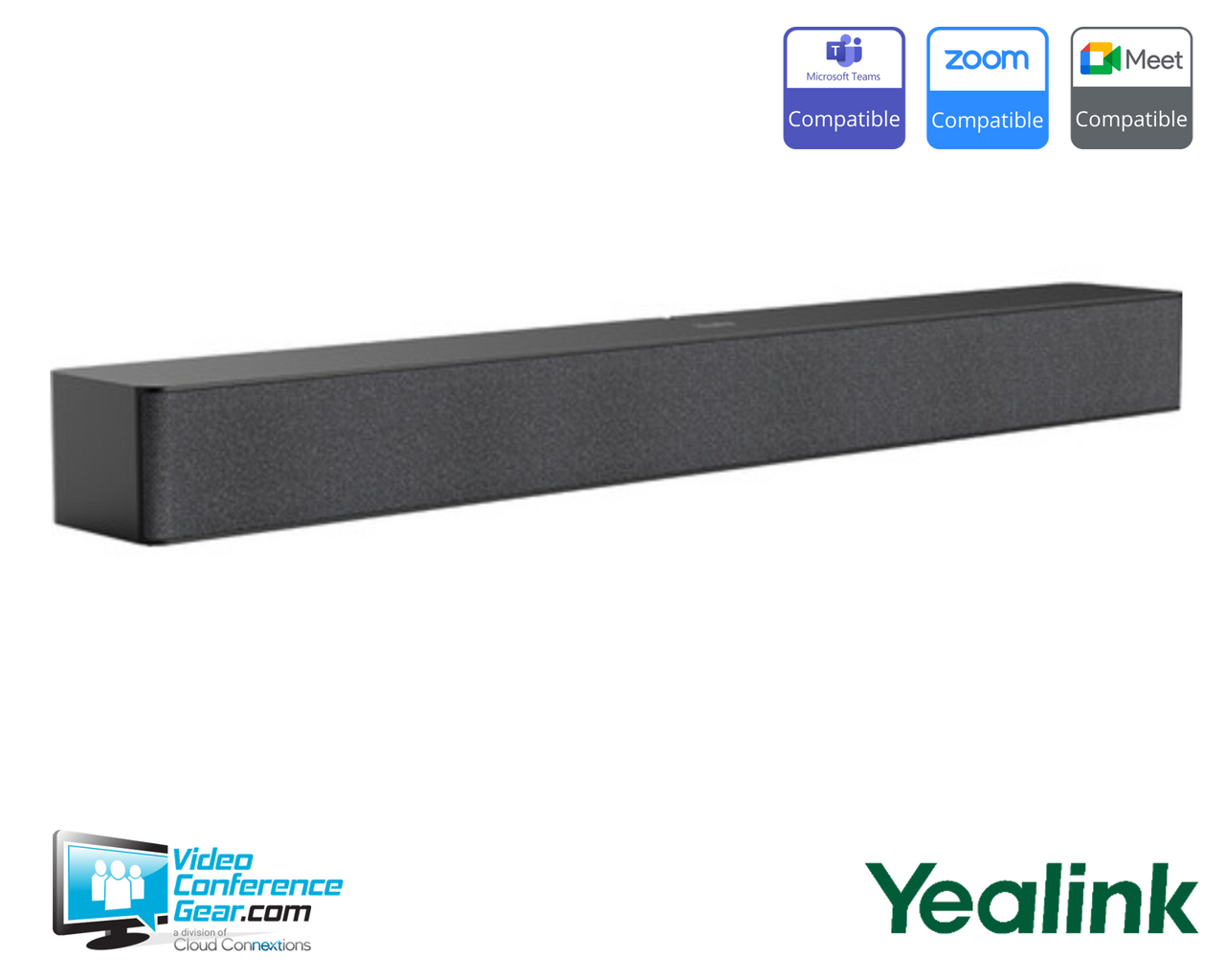 Yealink | MSpeaker Pro Conferencing Soundbar for Medium-Sized Rooms | 1306038