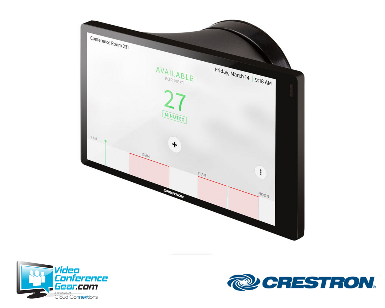 Crestron Accessory | Mullion Mount Kit for TSW-770 and TSW-1070 Series, Black | TSW-770/1070-MUMK-B