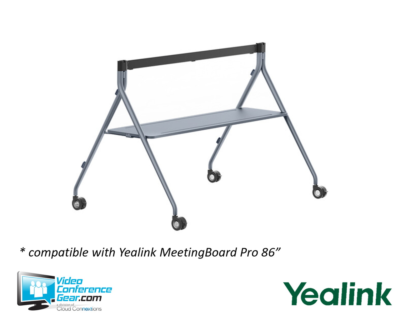 Yealink | MB-FS-P860T Floor Stand with Tray for MeetingBoard 86 Pro (3311085)