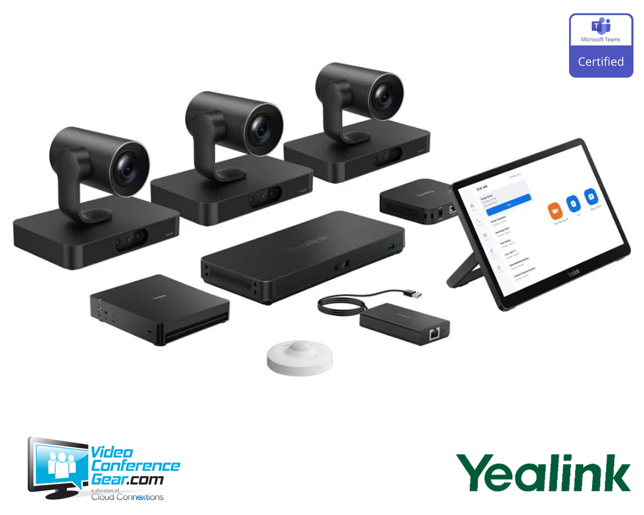 Yealink | MVC S98 Native Microsoft Teams Rooms multi-camera system for extra-large room