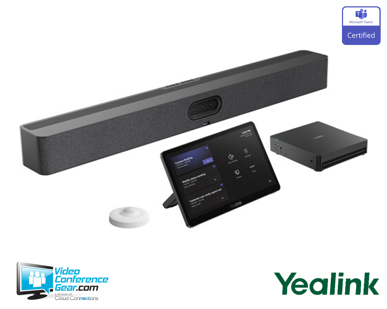 Yealink | Native Microsoft Teams Rooms system for medium room (1103846) (MVCS50-C5U-000)