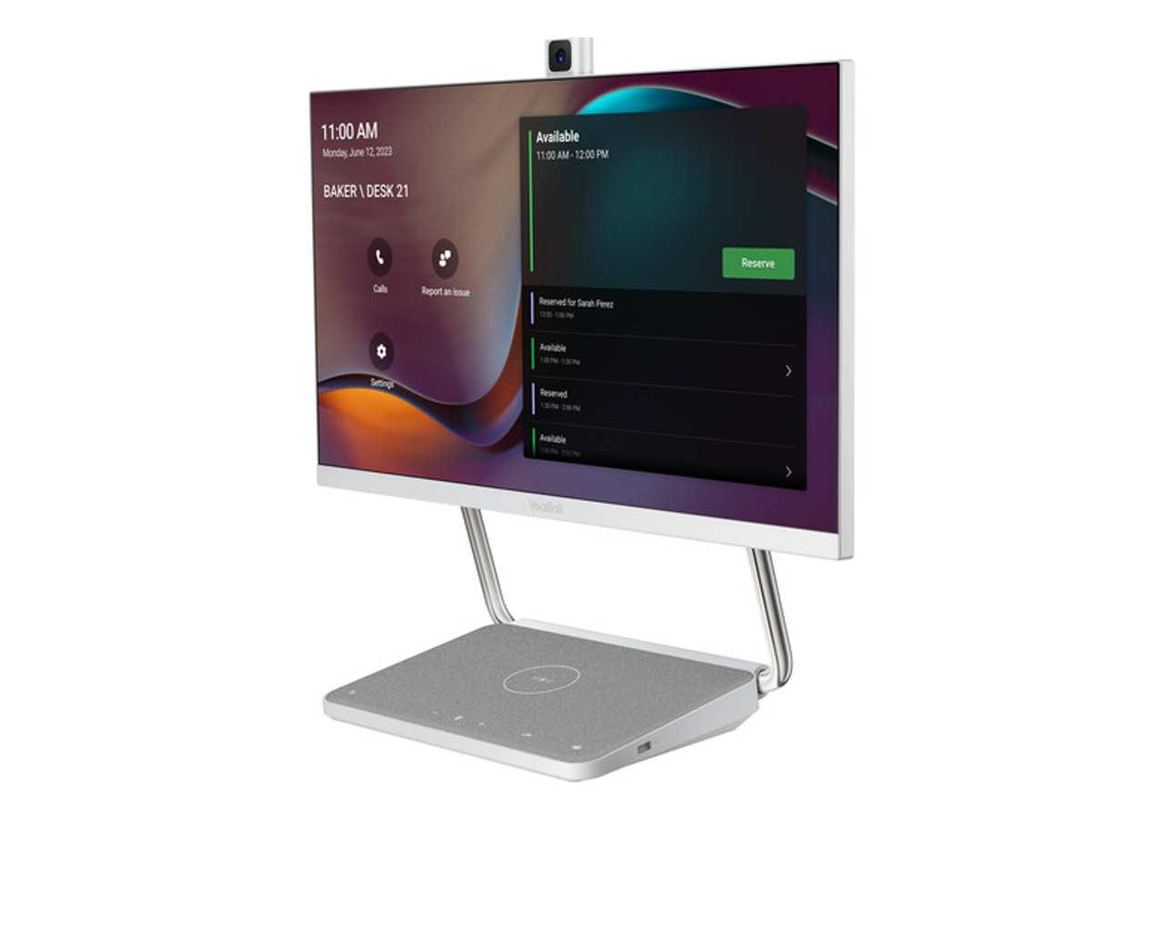 Yealink | DeskVision A24 All-in-One Desktop Collaboration Display for Personal and Phone Rooms