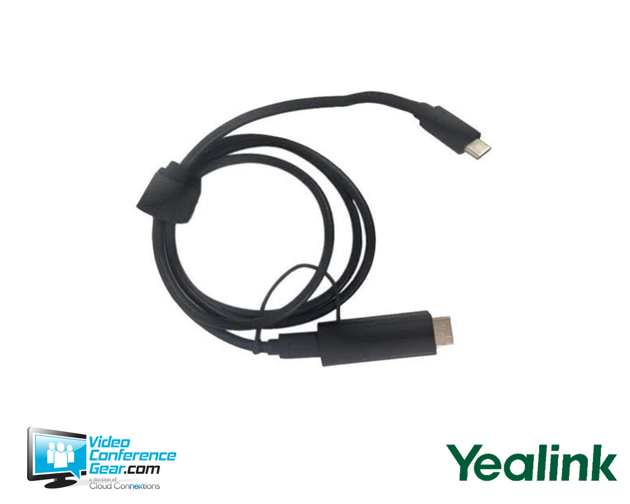 Yealink Accessory | MTouch II USB-C Content Sharing Cable with HDMI Adapter, USB+HDMI (AM) to USB-C (AF), 1.2 m