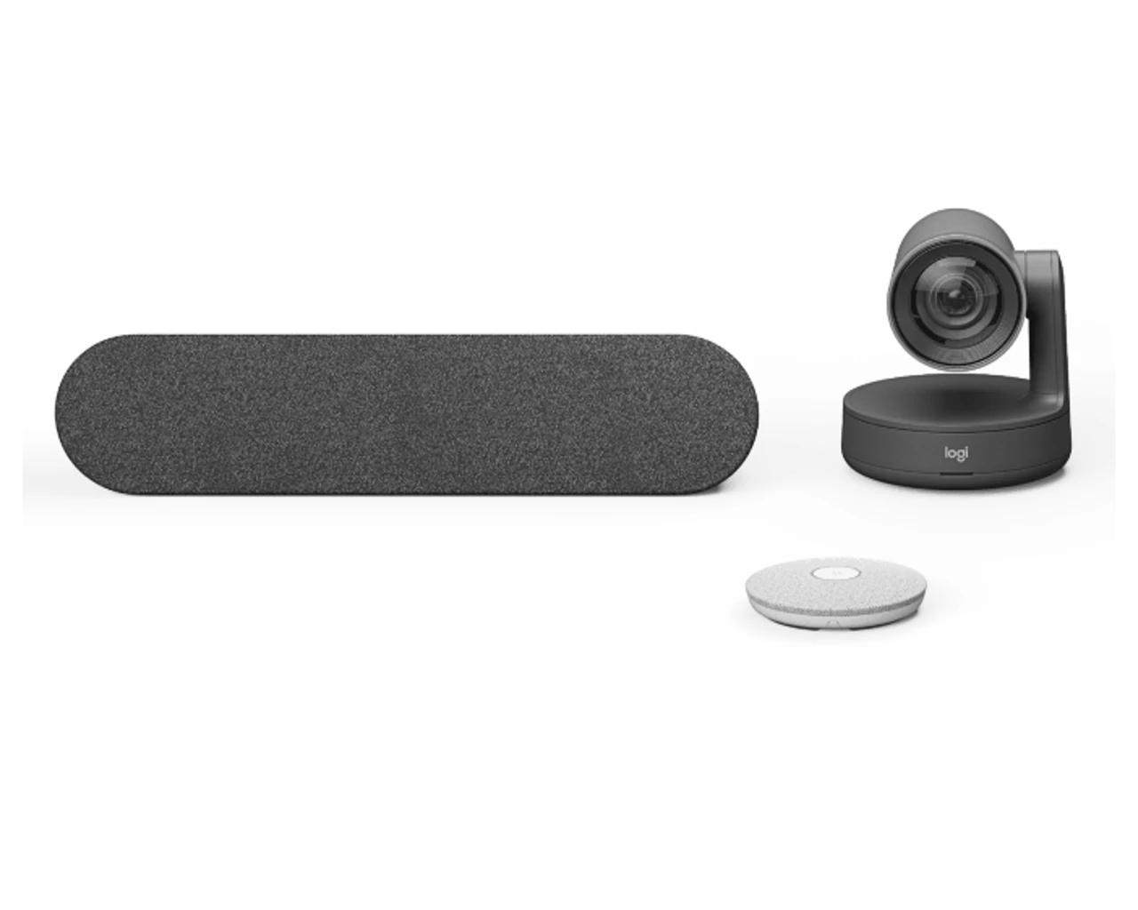Logitech | Logitech Rally 4K UHD Conference Camera System with Speaker and White Mic Pod | 960-001397