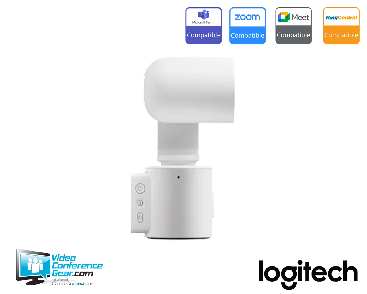 Logitech Rally AI Camera Pro, Off-White (960-001775)