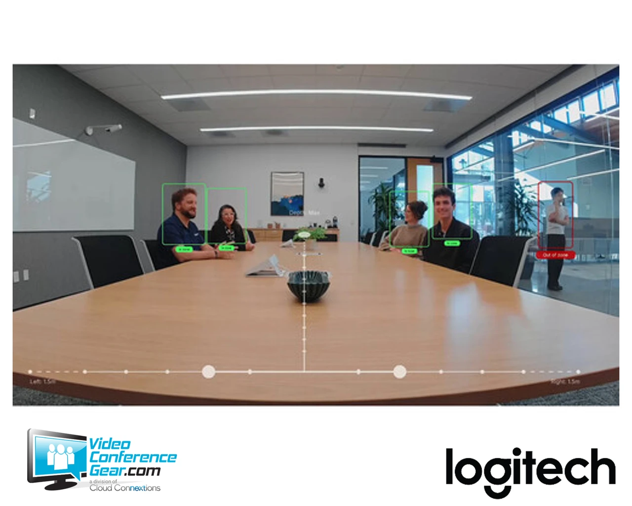Logitech Rally AI Camera Pro, Off-White (960-001775)
