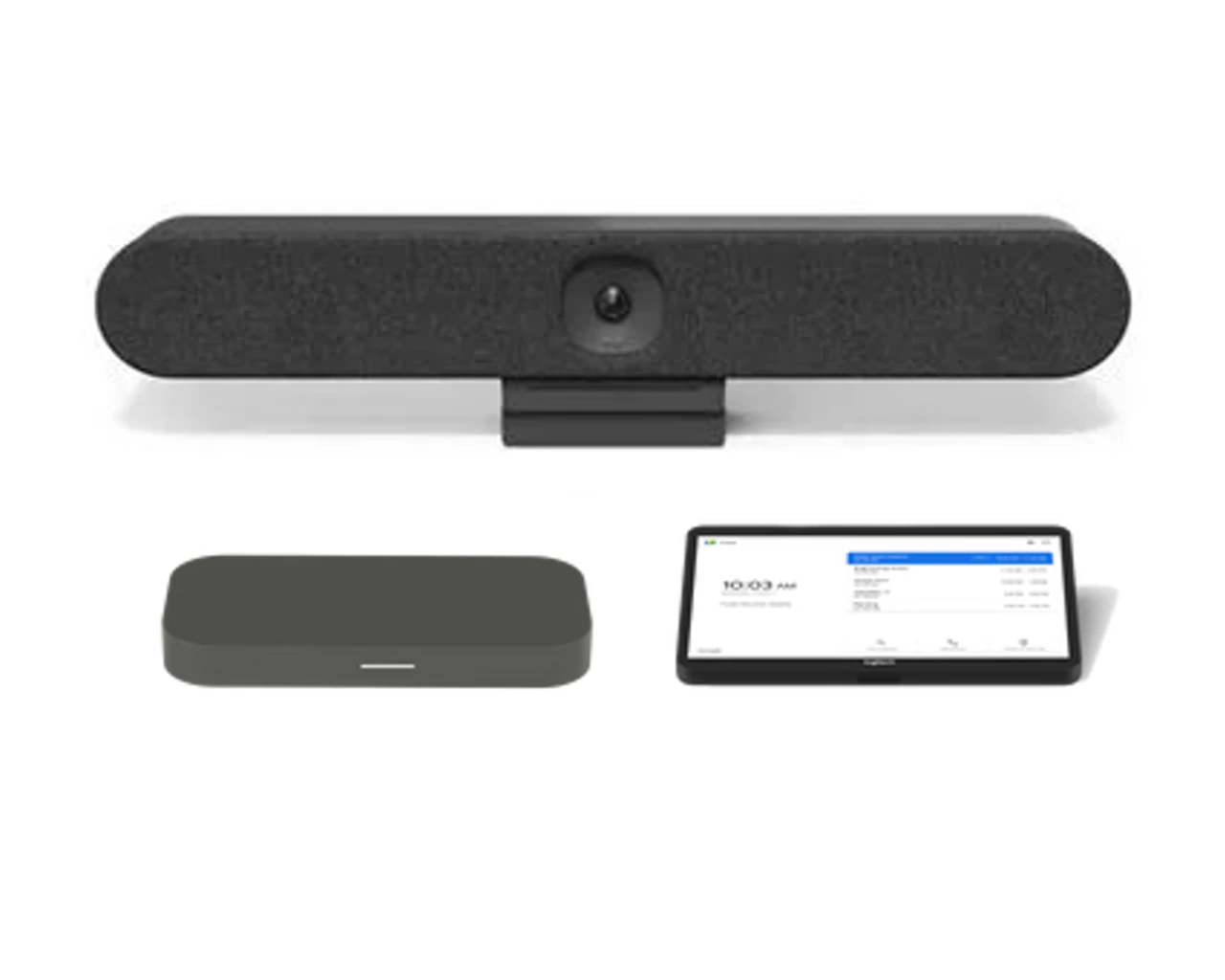 Logitech | Rally Bar Huddle + Tap + Meet Compute for Google Meet Rooms | TAPRHGGGLCTL2