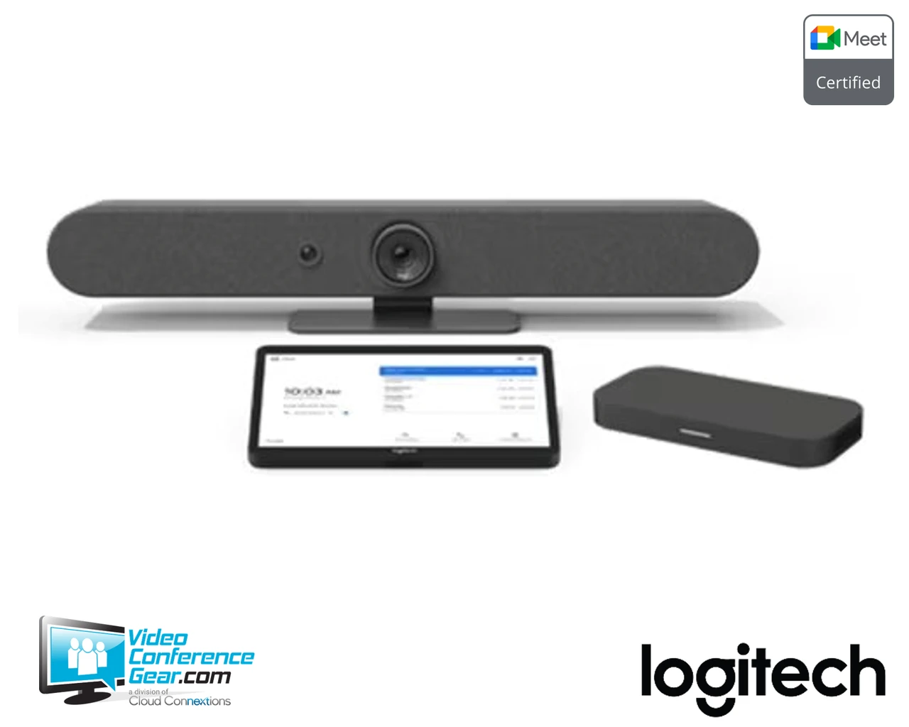 Logitech | Rally Bar Mini, Tap Cat5e, bundle for Google Meet | TAPRMGGGLCTL4