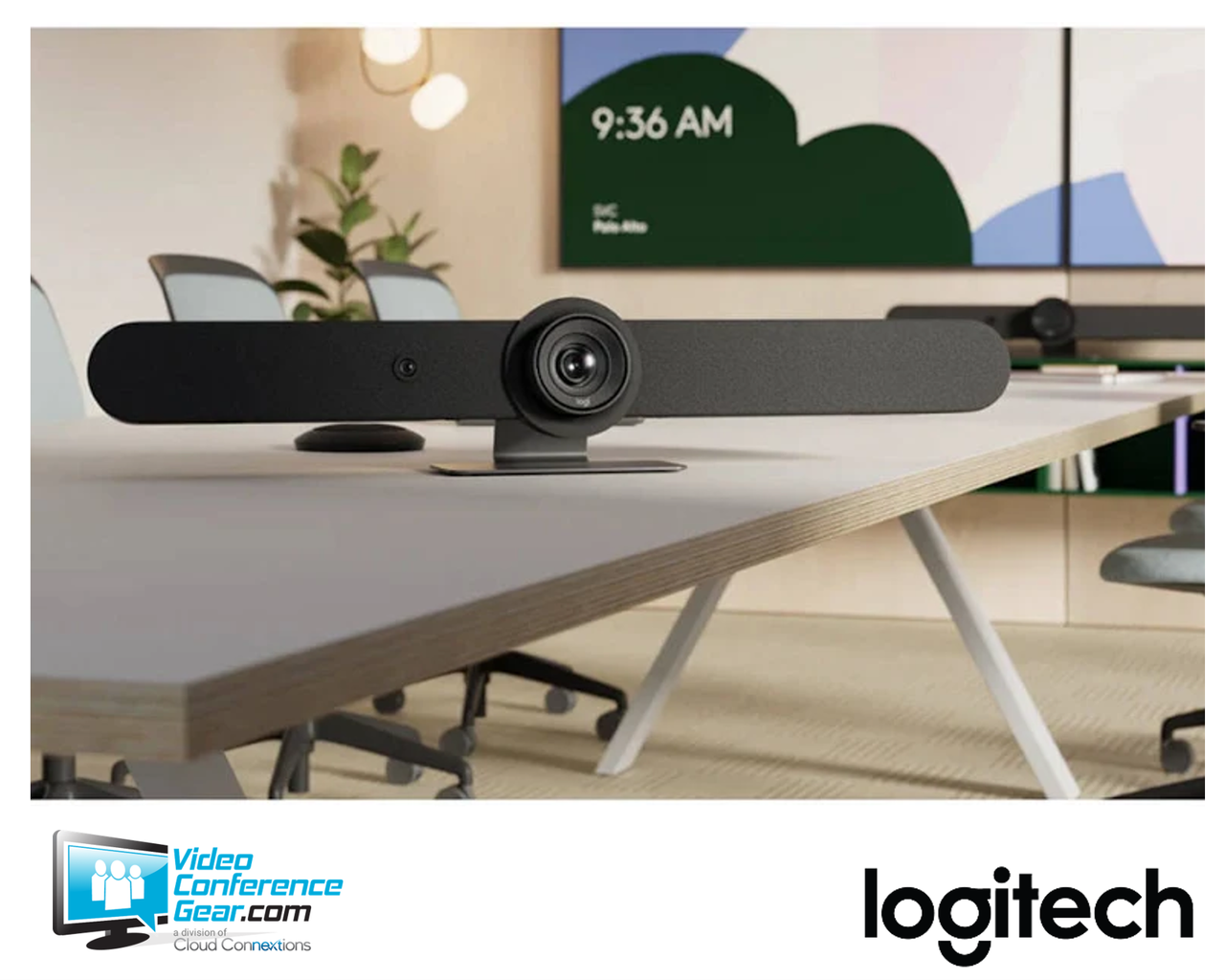 Logitech | Rally Bar 4K Videobar Graphite | No-Radio | TAA Compliant | 960-001669