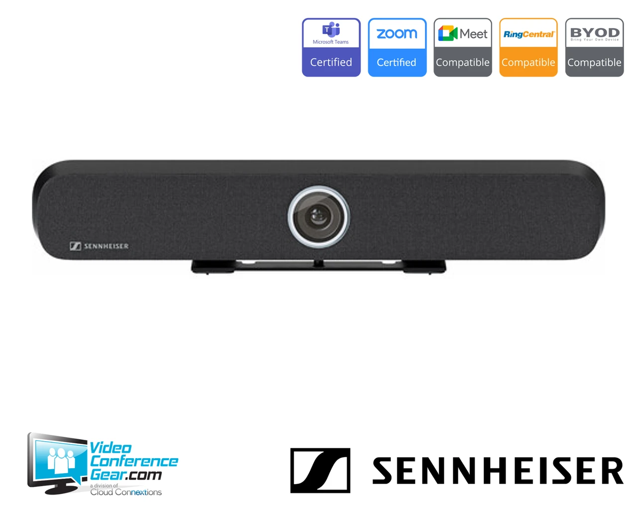 Sennheiser | TeamConnect Bar S All-In-One for small meeting rooms/spaces (700105)