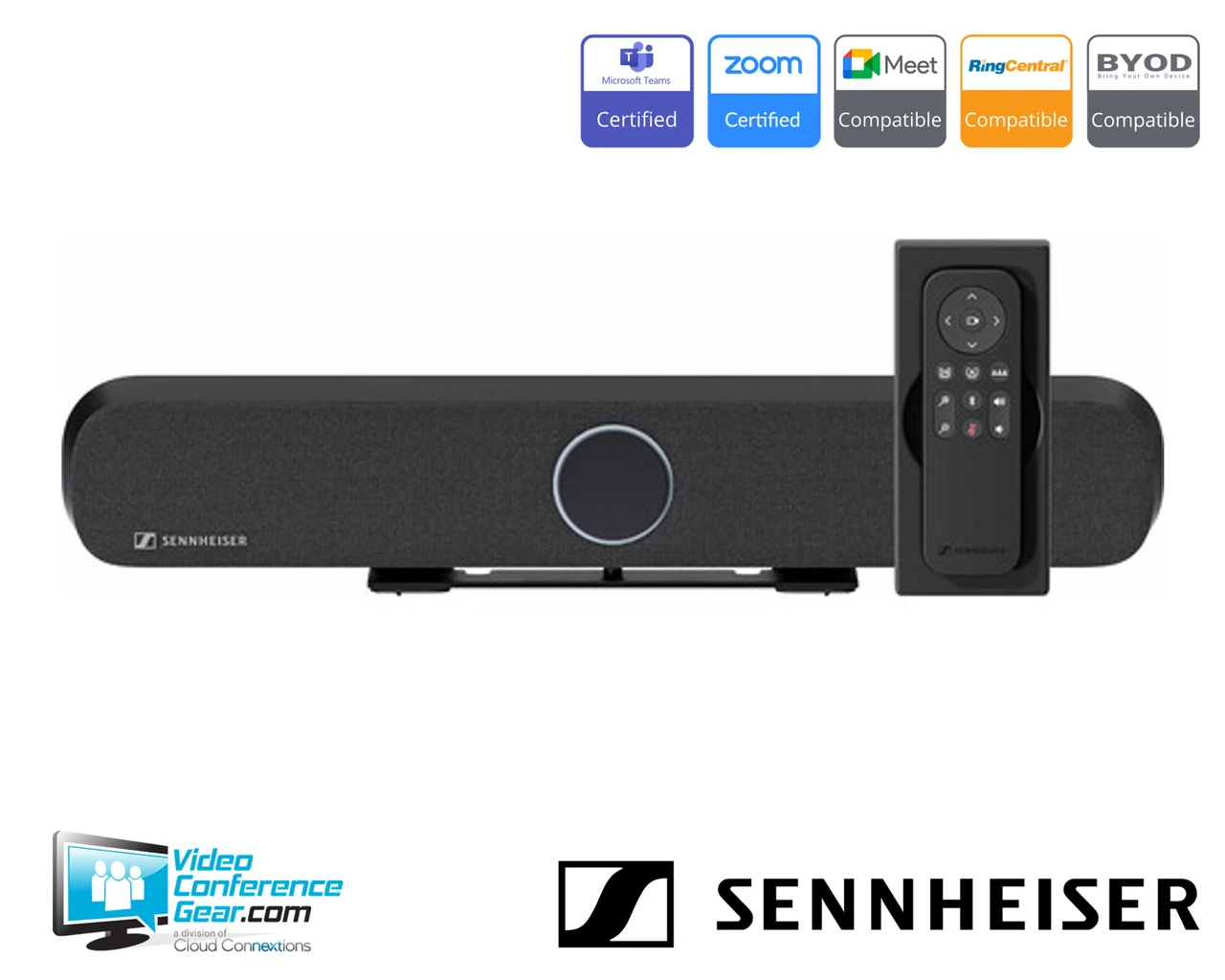 Sennheiser | TeamConnect Bar S All-In-One for small meeting rooms/spaces (700105)