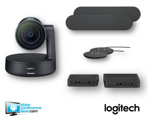 Logitech Rally Plus Solution including two speakers and two mic pods 960-001225