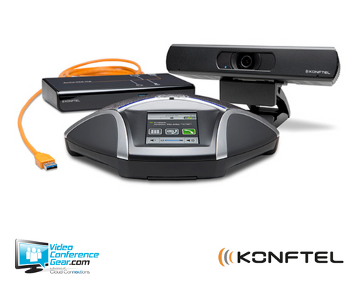 Konftel C2055Wx - Konftel 55Wx Speakerphone, Cam20 Video Camera and OCC Hub B232