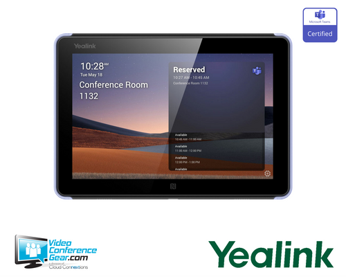 Yealink RoomPanel for Microsoft Teams Room 8" Android Scheduling Display for Conference Rooms - Teams Certified