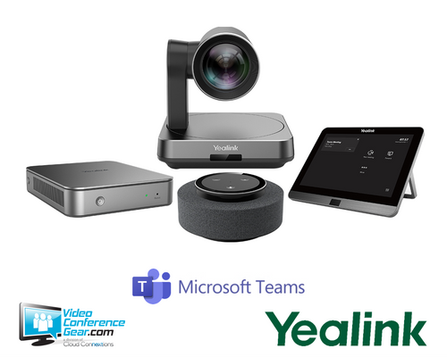 Yealink MVC640 Microsoft Teams Rooms Kit Featuring the UVC84 and MSpeech for Medium Rooms