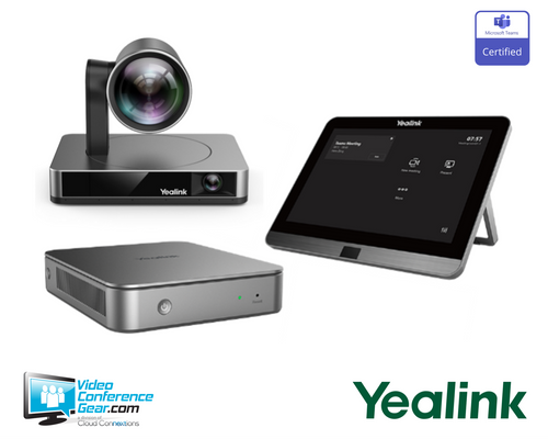 Yealink MVC860 Microsoft Teams Solution Featuring the UVC86 Camera and MTouch II for Medium Room