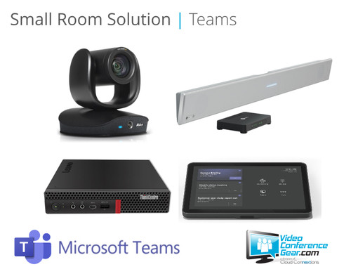 Microsoft Teams Rooms Solution with AVer CAM570 and Nureva HDL310 (White) Medium or Large Room