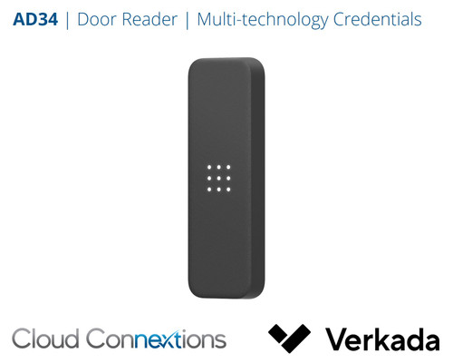 Verkada | AD64 Multi-format, Single Gang Card Reader with Keypad