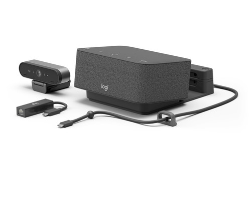 Logitech Logi Dock Focus Room Solution for Phone Booths, Shared Spaces, Home Office or Desktop