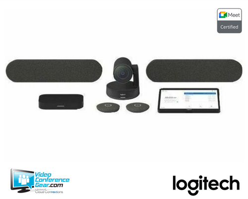 Logitech Large Room Solution with Tap, Rally Plus, and Google Meet Compute (TAPRAPGGLCTL4)