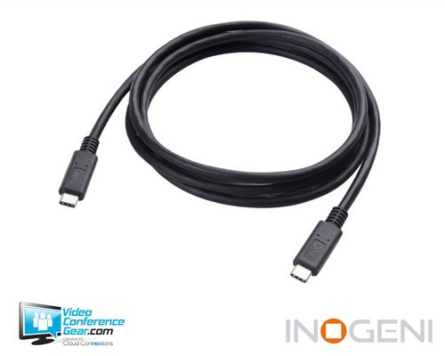 INOGENI | INO-USBC-2M100W USB-C cable 20Gbps/100W/1.8 m /6 ft | INOUSBC2M100W