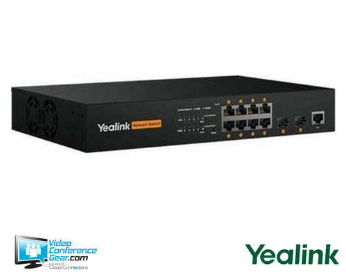 Yealink | RCH80 8-Port L2+ Gigabit Managed Switch with Web-Based Management (1303227)