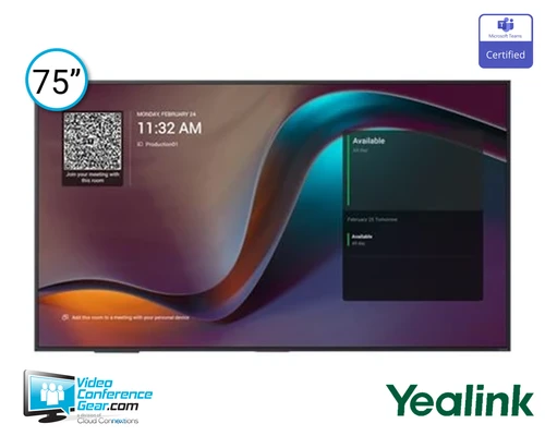 Yealink | MeetingDisplay 75" Room Display for Microsoft Teams Room System