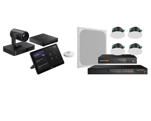 Yealink | MVC S80 Teams Rooms system with Ceiling Audio Devices, for large rooms (MVCS80CEAUDIO)