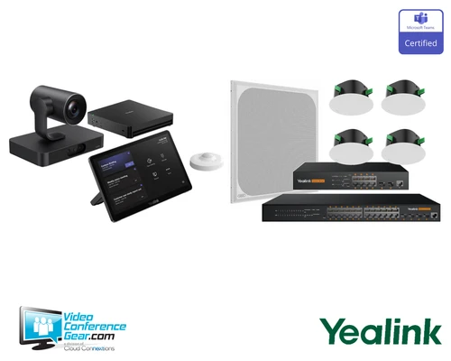 Yealink | MVC S80 Teams Rooms system with Ceiling Audio Devices, for large rooms (MVCS80CEAUDIO)