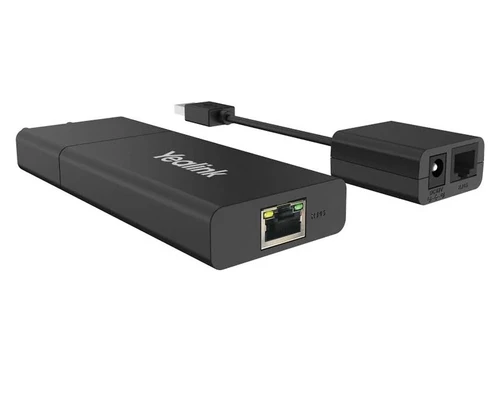 Yealink Accessory | USB Extender through CAT5E cable up to 40 meters (includes 1x USB-to-CAT5e receiver, 1x USB-to-CAT5e sender, 1x power adapter