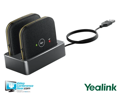 Yealink | Wireless DECT Expansion Microphone - Black (CPW65)