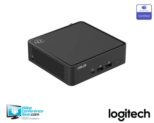 Logitech | ASUS NUC 15 Pro for Microsoft Teams Rooms | TAA Compliant | TEAMS-LOG15CRKV7