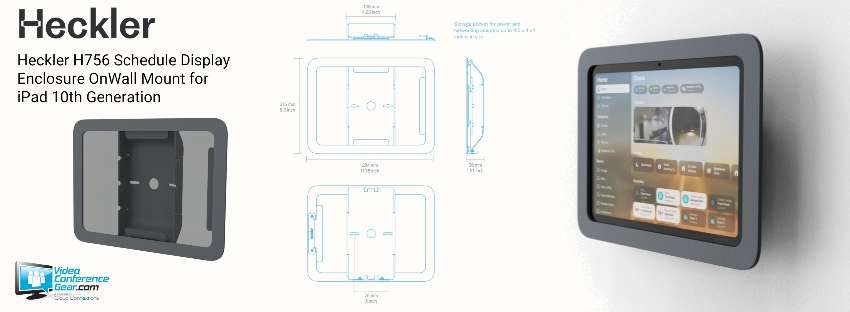 Heckler H756 OnWall Mount Enclosure for iPad 10th Gen