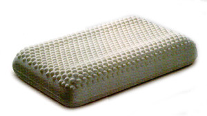The Dentons Caress Pillow has all the therapeutic benefits of the contoured shape plus the sensational feel of 600 foam fingertips gently caressing and massaging with every sleep movement